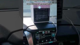 Mini air conditioner for car