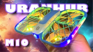 URANHUB M10 Mini Drone - This Drone is Lit...With LEDS - Great Flight Time - Unboxing & Review