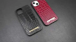 VIETAO iPhone Case Imimation Crocodile patterned Leather Hard Protective Cover