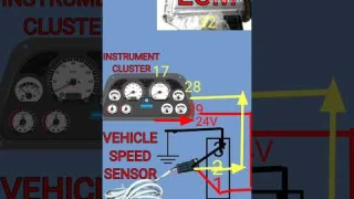 Vehicle speed sensor wiring/how to work vehicle speed sensor