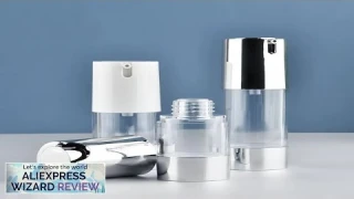 Dispenser Transparent Skin Care Cosmetic Container Vacuum Lotion Bottle Liquid Foundation Review