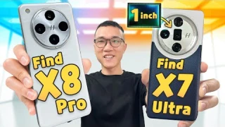 So sánh OPPO Find X8 Pro chính hãng và Find X7 Ultra xách tay