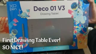 Finally got my XP-Pen Deco 01 V3 (unboxing + quick  review) #xppen
