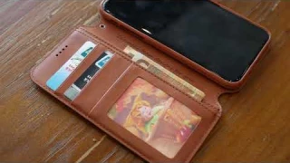 AZNS Calf Texture Horizontal Flip Leather Phone Case