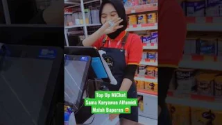 Viral ! Karyawan Alfamidi Via MiChat