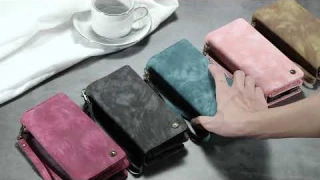 CaseMe Samsung Galaxy Z Fold4 5G Wallet Case PU Leather Magnetic Case with Wireless Charging