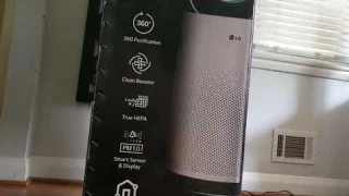 LG PuriCare™ 360º Air Purifier AS560DWR0 unboxing