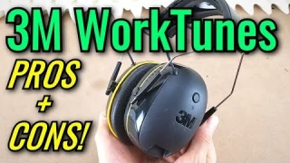 🎧🎧🎧 3M WorkTunes Bluetooth Earmuffs - Pros & Cons!