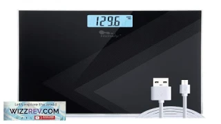 himaly Digital Body Weight Scale USB Rechargeable Bathroom Scale with Step-On Technology Review