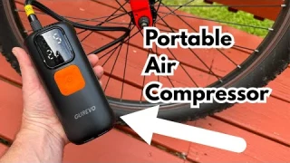 Tire Inflator Portable #AirCompressor 160 PSI Cordless Car #TireInflator #review bike pump