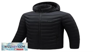 15/17 Heating Zone Electric Heated Jacket Dual Control Winter Smart Cotton USB Review