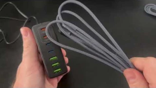 USB C Fast Charger Block 300W, 7 Port USB Charging Station Hub Brick Review