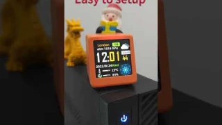 Smart Weather Station Desktop LED LCD Digital WiFi Clock Electronic Thermometer Hygrometer Sensor