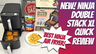 Ninja SL401 DoubleStack XL 10 QT 2 Basket Air Fryer Quick Review I LOVE IT!