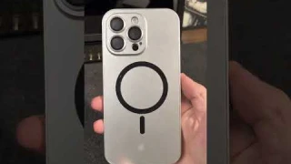 The TOUGHEST iPhone Case? 🔒 MagSafe Metal Case with Lock – Drop Test & Review!#iphonecase