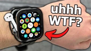 This TEMU Apple Watch has AIRPODS inside… 🤔
