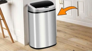 Bigacc 13 Gallon 50 Liter Motion Sensor Trash Can Review | Hands-Free Convenience!