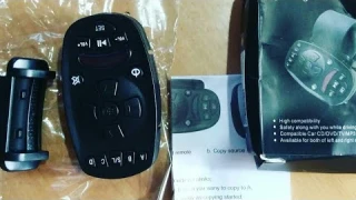 Universal Car Steering wheel mounted remote Review