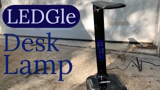 LEDGLE LED Desk Lamp, LCD, USB THIS HAS IT ALL! Unboxing & Review
