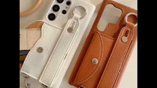 Wallet Leather Crossbody Lanyard Samsung Cases
