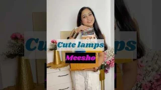 Cute affordable lamps from meesho