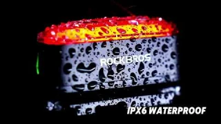 ROCKBROS Magnetic Smart Tail Light: Brake-Sensing + 200m Visibility