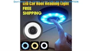 Review Wireless Led Usb Car Interior Ceiling Dome Light Reading USB Charging Roof Magnet Lamp Touch