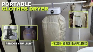 Portable Clothes Dryer ≈ ₹2000 | Compact Electric Clothes Dryer