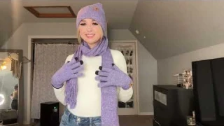 Honnesserry Winter Warm Beanie Hat, Touchscreen Gloves & Scarf Set Review (Knit Cap Tassel Scarf)