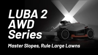 Introducing the LUBA 2 AWD: The Ultimate All-Terrain Lawn Care Flagship!