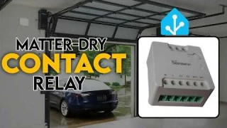 Make your garage Door Smart with the Sonoff Mini, Dry Contact Matter over WiFi Smart Relay
