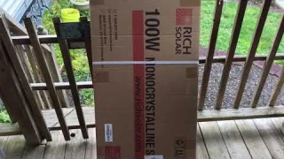 RICH SOLAR,100 watt solar panel review part 1, it may be bad