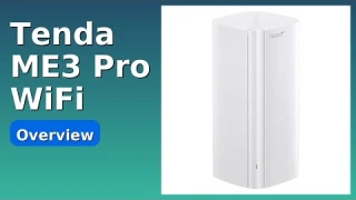 REVIEW (2026): Tenda ME3 Pro WiFi. Features.