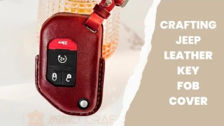 Jeep Leather Key Fob Cover Made By Minocrafts