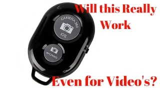 Universal Bluetooth Wireless Selfie Shutter Button Remote Control Review