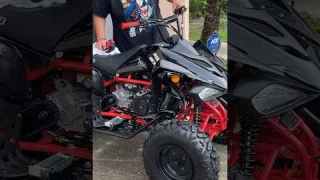 HIS NEW CHINESE ATV!