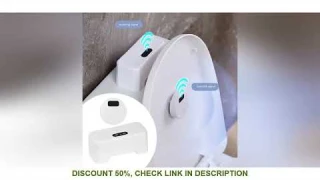 Automatic Toilet Flush Button Induction Toilet Flusher External Infrared Flush Splash-proof with Wir
