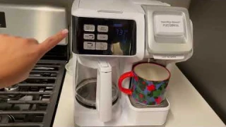Hamilton Beach 49917 FlexBrew Trio 2 Way Coffee Maker, Compatible with K Cup Pods or