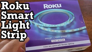 Roku Smart Light Strip SE Color Bulb Unboxing Setup Review Experience Demo App LED