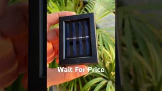 Mesmerizing Solar Wall Light Ambiance! ☀️✨ #SolarLightMagic