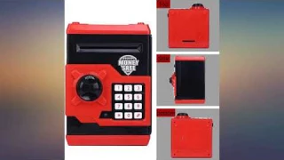 kingsida Electronic Password Piggy Bank Kids Safe Bank Mini ATM Electronic Money review