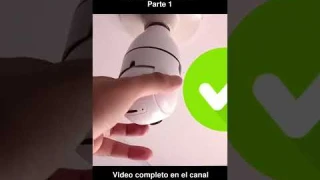 Como conectar y vincular mi Cámara De Seguridad 360 Giratoria Tipo Foco con visión Nocturna Parte 1
