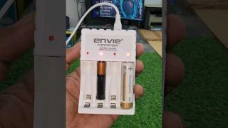 ENVIE Rechargeable Battery Charger for AA & AAA Ni-mh Batteries with LED Indicator #informative