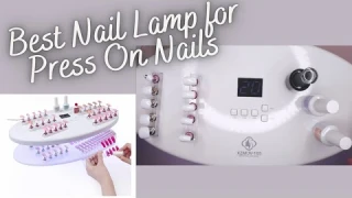 *NEW* Press On Nail Lamp Review | 256W UV/LED Nail Lamp Review | XZMUV-105 | Best Lamp for Press Ons