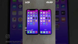 LCD vs OLED Display 🔥 #iphone11  #iphone12