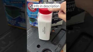 How to make your trash smell better and keep out flies. Info in description.