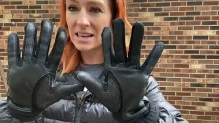 Review of Womens Winter Genuine Leather Gloves,Touchscreen Texting Warm Gloves, Wool Lines Warm