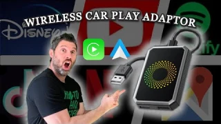 LAMTTO RC23 WIRELESS CarPlay Android Auto Netflix YouTube Disney+ Prime TikTok | 3 in 1 Car Adapter