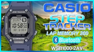 Insanely Affordable Bluetooth Fitness Watch! | Casio Bluetooth 100m Step Tracker WSB1000-2AV
