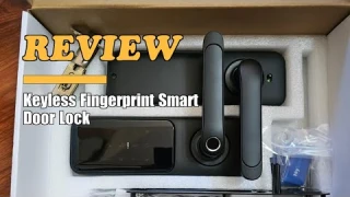 Keyless Fingerprint Smart Door Lock Review - Keypad Entry 2025